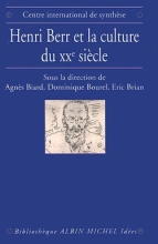 Couverture de Henri Berr et la culture du XXe siècle